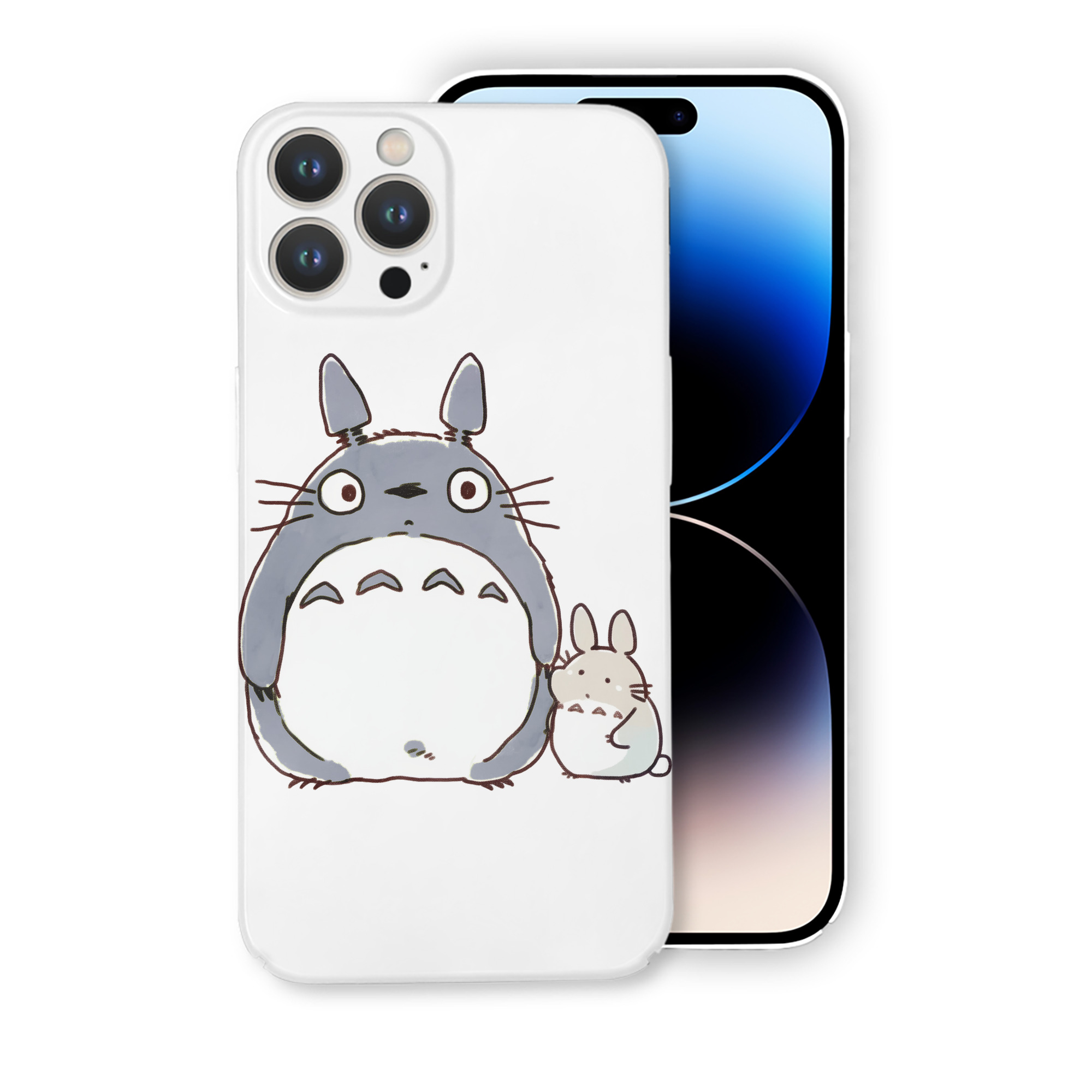 （画像用） となりのトトロ 草壁メイ 草壁サツキ My Neighbor Totoro Satsuki Kusakabe Mei Kusakabe 【iPhone 14シリーズ対応】ハードケース